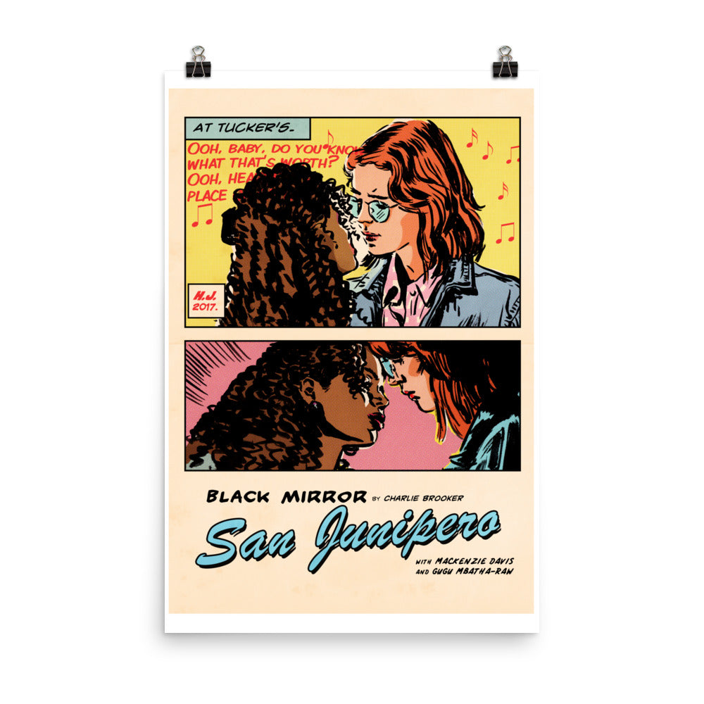 San Junipero Poster Print - Heaven is a place on earth