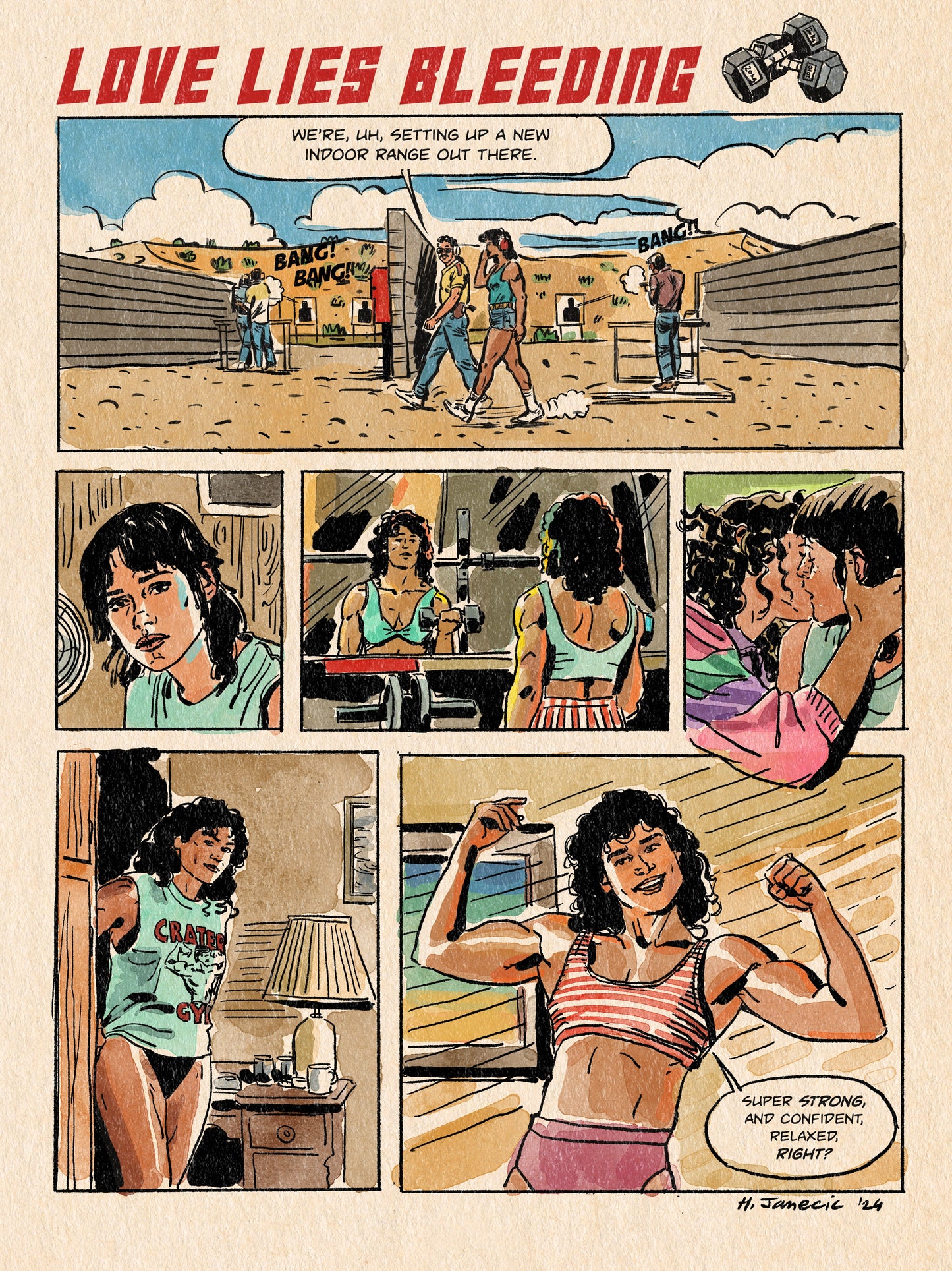 Love Lies Bleeding Comic