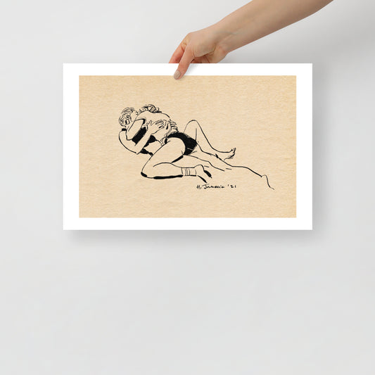 Lovebirds - Poster Print