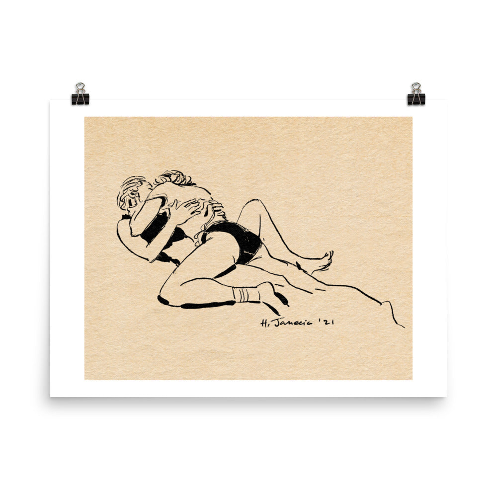 Lovebirds - Poster Print
