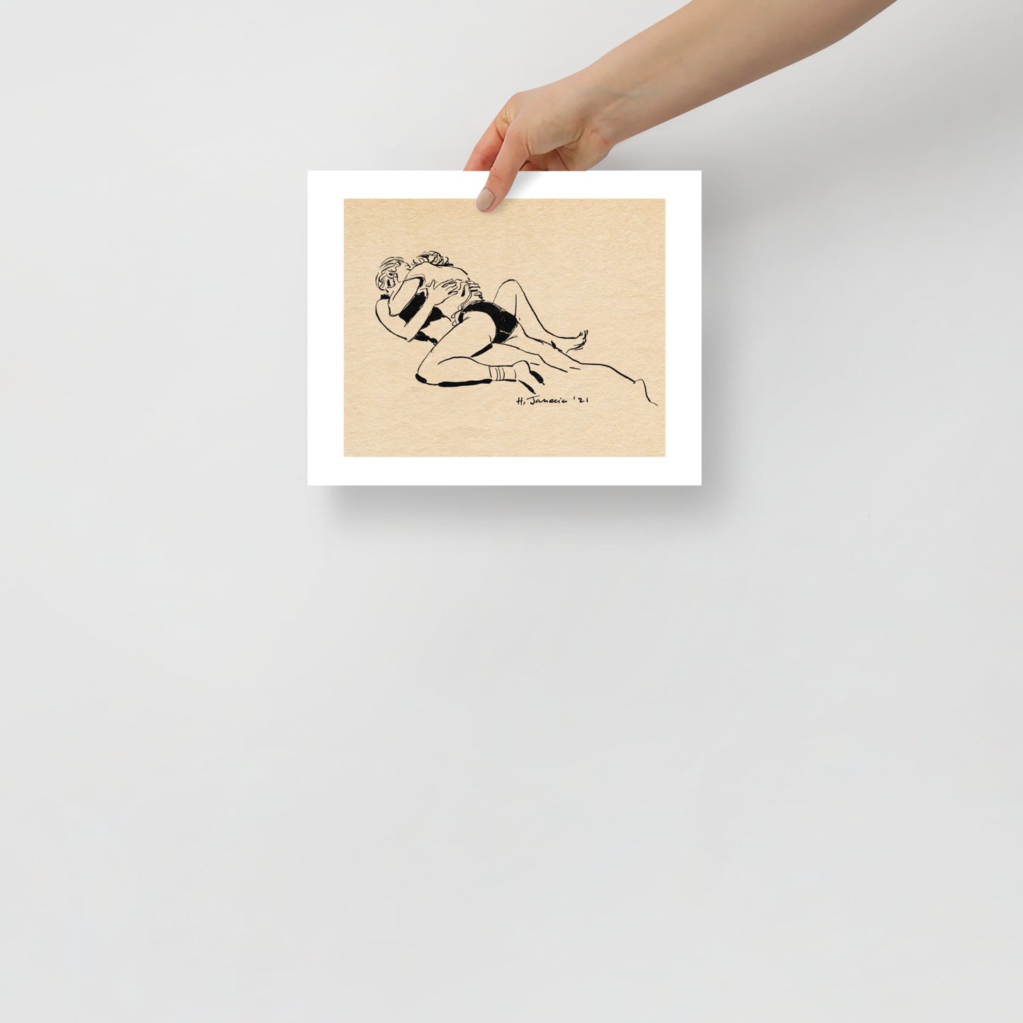 Lovebirds - Poster Print