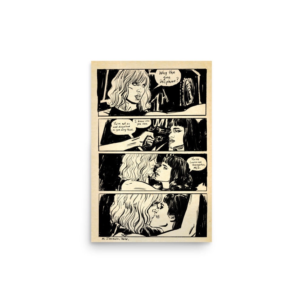 Atomic Blonde - Poster Print