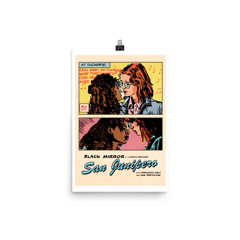 San Junipero Poster Print - Heaven is a place on earth