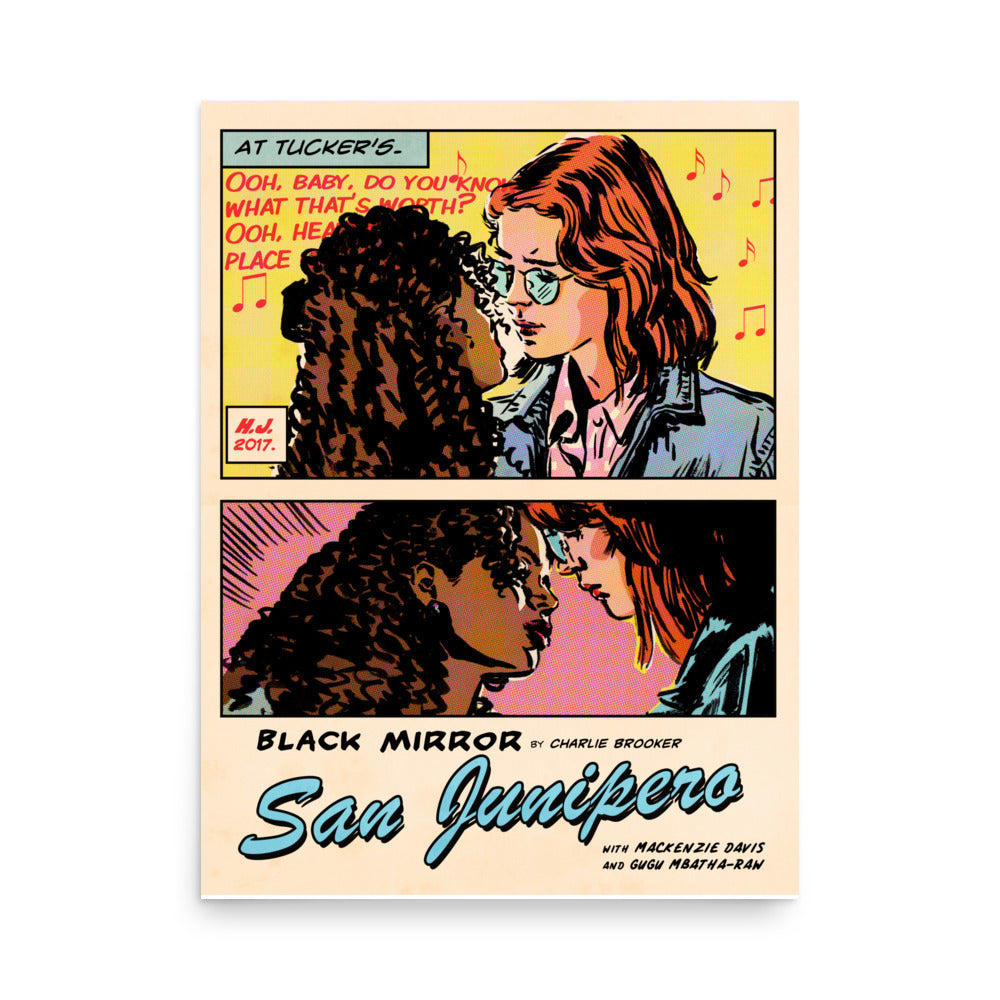 San Junipero Poster Print - Heaven is a place on earth